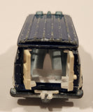 Vintage Majorette No. 279 / 234 Fourgon T-120 Police Van Blue 1/65 Scale Die Cast Toy Car Vehicle Made in France with Opening Rear Doors