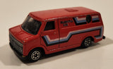 Vintage Yatming No. 899 Bedford CF Delightful Van Red Die Cast Toy Car Vehicle