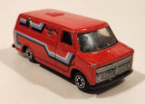 Vintage Yatming No. 899 Bedford CF Delightful Van Red Die Cast Toy Car Vehicle
