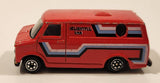 Vintage Yatming No. 899 Bedford CF Delightful Van Red Die Cast Toy Car Vehicle