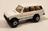 1990 Hot Wheels Range Rover White Die Cast Toy Car Vehicle