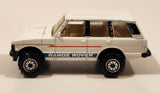 1990 Hot Wheels Range Rover White Die Cast Toy Car Vehicle