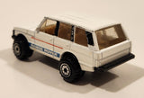 1990 Hot Wheels Range Rover White Die Cast Toy Car Vehicle