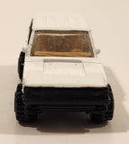 1990 Hot Wheels Range Rover White Die Cast Toy Car Vehicle