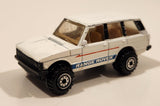 1990 Hot Wheels Range Rover White Die Cast Toy Car Vehicle