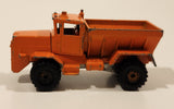 1983 Hot Wheels Extra Series Oshkosh Snow Plow Truck Orange Die Cast Toy Car Vehicle