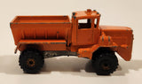 1983 Hot Wheels Extra Series Oshkosh Snow Plow Truck Orange Die Cast Toy Car Vehicle