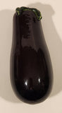 Vintage Art Glass Fruit Eggplant 6" Long Ornament
