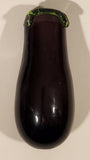Vintage Art Glass Fruit Eggplant 6" Long Ornament