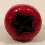 Vintage Art Glass Fruit Strawberry 2 3/4" Tall Ornament