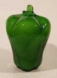 Vintage Art Glass Vegetable Green Bell Pepper 5" Tall Ornament