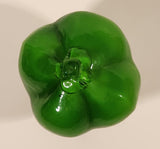 Vintage Art Glass Vegetable Green Bell Pepper 5" Tall Ornament