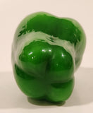 Vintage Art Glass Vegetable Green Bell Pepper 5" Tall Ornament