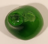 Vintage Art Glass Fruit Green Pear 4" Tall Ornament Has Chip