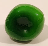 Vintage Art Glass Fruit Green Pear 4" Tall Ornament Has Chip