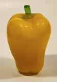Vintage Art Glass Vegetable Yellow Bell Pepper 5" Tall Ornament