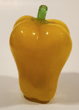 Vintage Art Glass Vegetable Yellow Bell Pepper 5" Tall Ornament
