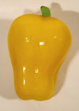 Vintage Art Glass Vegetable Yellow Bell Pepper 5" Tall Ornament