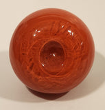 Vintage Art Glass Fruit Orange 2 1/2" Tall Ornament Has Chip