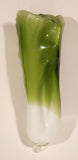 Vintage Art Glass Vegetable Romaine Lettuce 8" Long Ornament