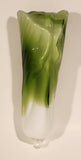 Vintage Art Glass Vegetable Romaine Lettuce 8" Long Ornament