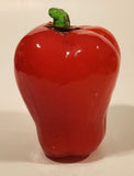 Vintage Art Glass Vegetable Red Bell Pepper 4 3/4" Tall Ornament