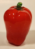 Vintage Art Glass Vegetable Red Bell Pepper 4 3/4" Tall Ornament