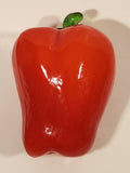 Vintage Art Glass Vegetable Red Bell Pepper 4 3/4" Tall Ornament