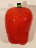 Vintage Art Glass Vegetable Red Bell Pepper 4 3/4" Tall Ornament