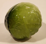 Vintage Art Glass Vegetable Green Cabbage 4" Tall Ornament