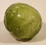 Vintage Art Glass Vegetable Green Cabbage 4" Tall Ornament