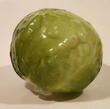 Vintage Art Glass Vegetable Green Cabbage 4" Tall Ornament