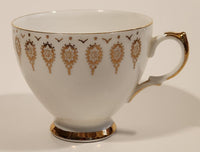 Vintage Ridgway Potteries Gold Pattern Queen Anne Bone China Tea Cup