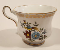 Vintage Royal Grafton Flowers and Birds Fine Bone China Tea Cup Made in England