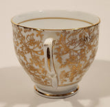 Vintage Clare Gold Floral Pattern Bone China Tea Cup Made in England