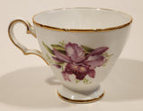 Vintage Grosvenor "Orchid" Pink Flowers Bone China Tea Cup Made in England