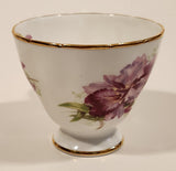 Vintage Grosvenor "Orchid" Pink Flowers Bone China Tea Cup Made in England