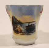 Vintage Royal Crown Viola Bavaria Boating Pelican Lake Ninette Manitoba Fishing Tea Cup Made in Germany