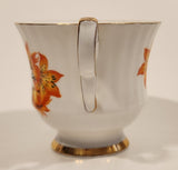 Vintage Royal Windsor Prairie Lily Floral Emblem of Saskatchewan Bone China Tea Cup Made in England