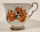 Vintage Royal Windsor Prairie Lily Floral Emblem of Saskatchewan Bone China Tea Cup Made in England