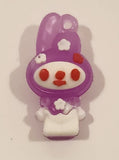 Sanrio My Melody 1" Purple Tall Rubber Toy Figure Keychain Charm