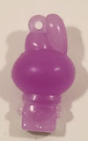 Sanrio My Melody 1" Purple Tall Rubber Toy Figure Keychain Charm