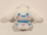 Sanrio Hello Kitty Cinnamoroll 1" Tall Rubber Toy Figure Keychain Charm