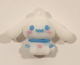 Sanrio Hello Kitty Cinnamoroll 1" Tall Rubber Toy Figure Keychain Charm
