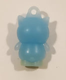 Sanrio Hello Kitty Badtz Maru Light Blue 1" Tall Rubber Toy Figure Keychain Charm