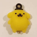 Sanrio Hello Kitty Pompompurin 1" Tall Rubber Toy Figure Keychain Charm