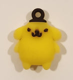 Sanrio Hello Kitty Pompompurin 1" Tall Rubber Toy Figure Keychain Charm