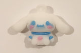 Sanrio Hello Kitty Cinnamoroll 1" Tall Rubber Toy Figure Keychain Charm
