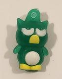 Sanrio Hello Kitty Badtz Maru Green 1" Tall Rubber Toy Figure Keychain Charm