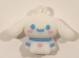 Sanrio Hello Kitty Cinnamoroll 1" Tall Rubber Toy Figure Keychain Charm